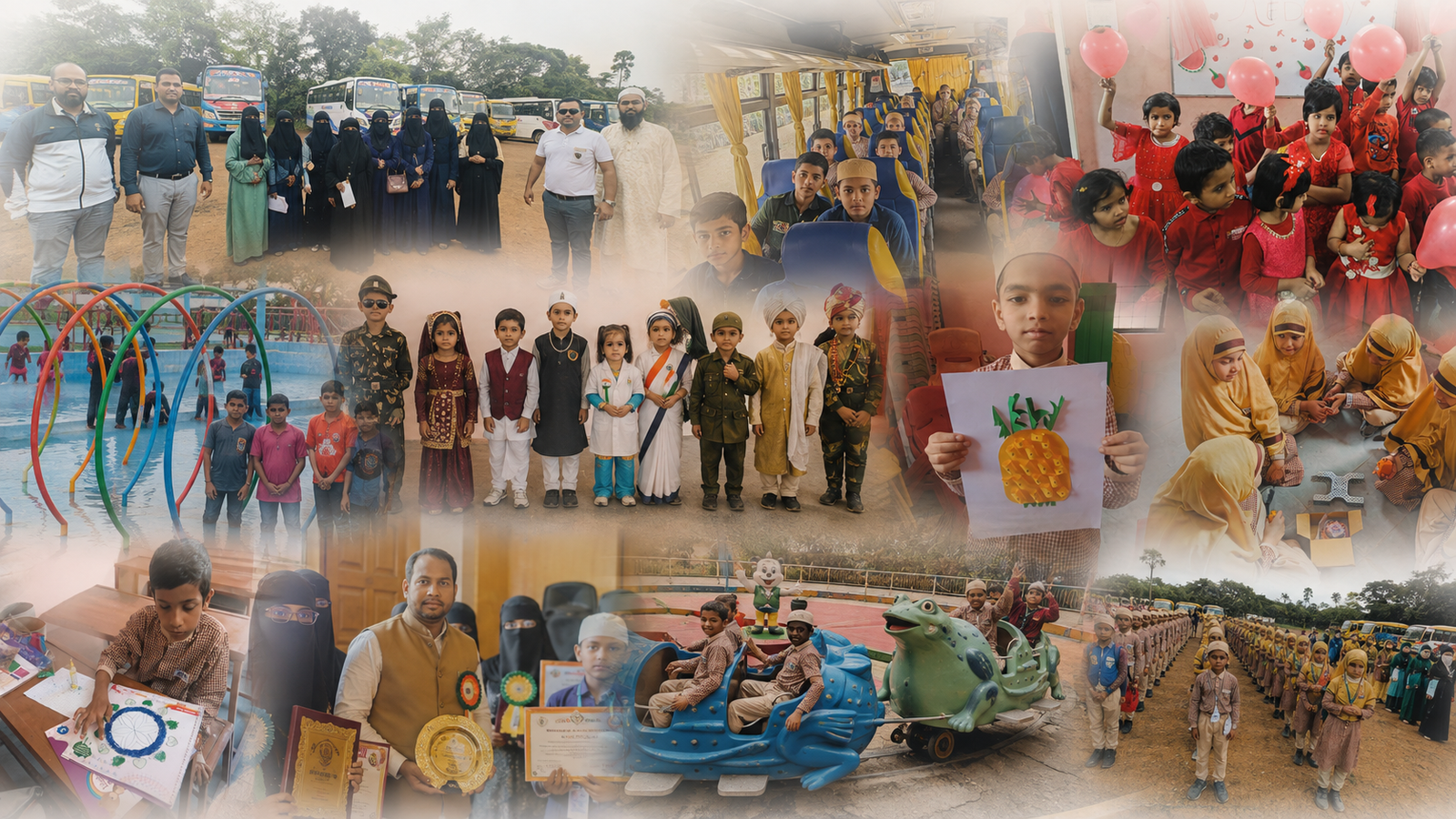 Hamza Islamic School students and learning environment